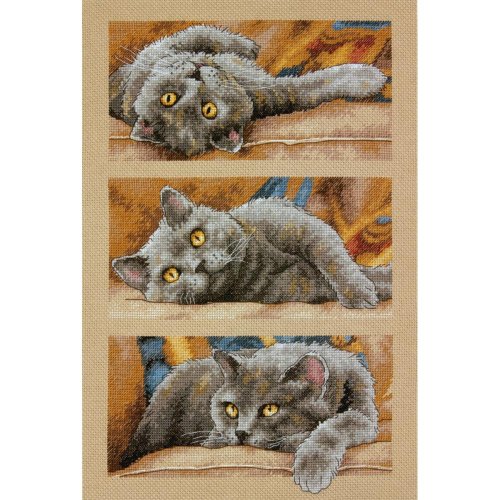 (image for) Max The Cat Counted Cross Stitch Kit